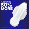 Always Maxi Overnight Feminine Pads with Wings for Women, Size 4, Overnight Absorbency, Unscented, Up to 100% Leak-Free Protection, 72 Count view 3