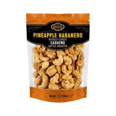 Kettle Roasted Pineapple Habanero Cashews 7 oz