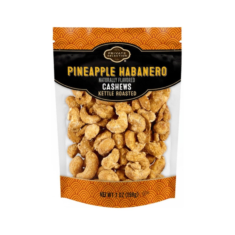 Kettle Roasted Pineapple Habanero Cashews 7 oz