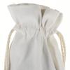 Zerodeko 4pcs Linen Wine Bottle Bags Drawstring Pouch Set 16x35.5cm White Sublimation Blank Wine Carrying Bags for Party Wrapping and Travel view 3