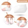 NULYLU Invisible Height Increase Heel Insoles 1 Pair, Supple Non-Detachable Heel Lift Cushions 2.5cm, Comfortable Half Shoe Pads and Womens Foot Support and Height view 3