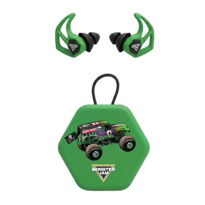 AXIL Monster JAM X30i Earplugs - X30 Grave Digger - for Concerts, Work, Sleep - Toggle Sound Control, Dual Mode Noise Ear Protection, Custom Fit Ear Plugs, Water, Sweat Resistant