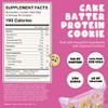 CHUNKYFIT Cake Batter Protein Cookie - Made with Coconut Oil, Collagen, 16g Protein, a Touch of Honey, Soft Baked Balanced Snack, Good for Post Workout Recovery - 1.87 OZ - 10 Pack view 2