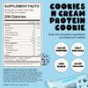 CHUNKYFIT Cookie Monster Protein Cookie - Made with Coconut Oil, Collagen and a Touch of Honey, Soft Baked Balanced Snack, Good for Post Workout Recovery, 16g Protein - 1.95 OZ - 10 Pack view 2
