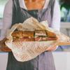Bee's Wrap Beeswax Wraps for Food - Pack of 2 Bread Wraps - Meadow Magic & Honeycomb - Plastic Free Made in USA Reusable Bread Storage Bags - Organic & Sustainable Sourdough Bags view 4