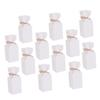 Abaodam Ribbon Candy Box 20pcs White Cardboard 5x5x6.5cm Wedding Favor Boxes Biscuit Packaging Case for Bakery Cookies Party Wrapping view 1