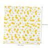 VALICLUD Yellow Heart-shaped Glassine Flower Wrapping Paper 54x54cm, Bouquet Packaging Material for Floral Arrangements and Party Favors view 2