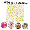VALICLUD Yellow Heart-shaped Glassine Flower Wrapping Paper 54x54cm, Bouquet Packaging Material for Floral Arrangements and Party Favors view 3