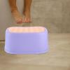 DIYEAH Bathroom Step Stool for Adults, Anti-Slip Footstool, Portable 1pc Pink Single-Layer Support Step for Household Use view 4