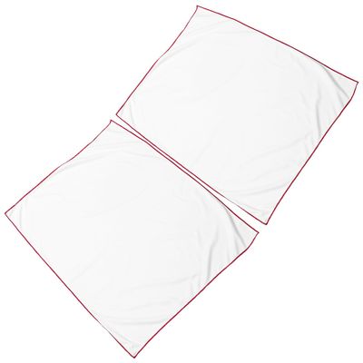 Luxshiny Microfiber Wine Glass Polishing Cloth 2pcs, 45x60cm Wine Red Stemware Care Towels for Glassware Drying and Streak-Free Shine, Professional Bar and Home Use