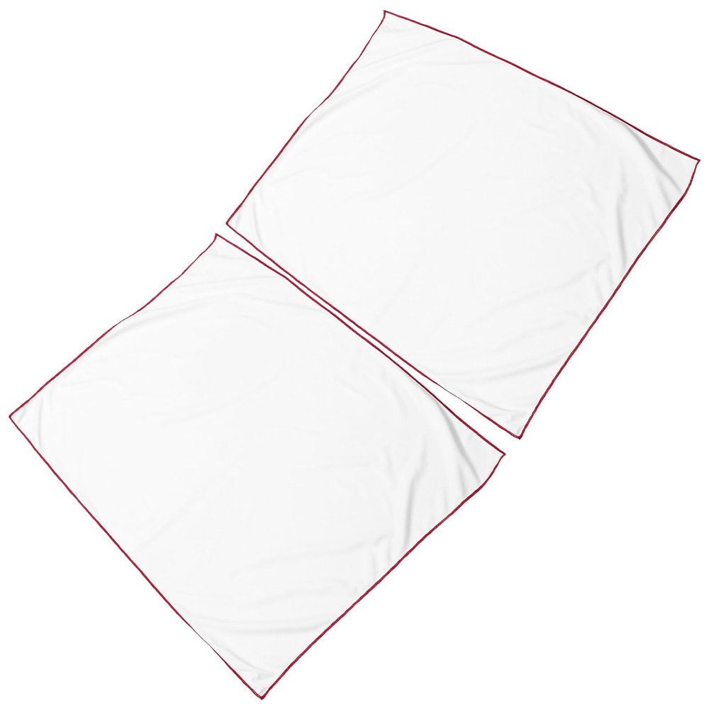Luxshiny Microfiber Wine Glass Polishing Cloth 2pcs, 45x60cm Wine Red Stemware Care Towels for Glassware Drying and Streak-Free Shine, Professional Bar and Home Use