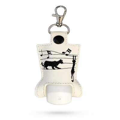 Musical Cats Inhaler Holder Key Fob