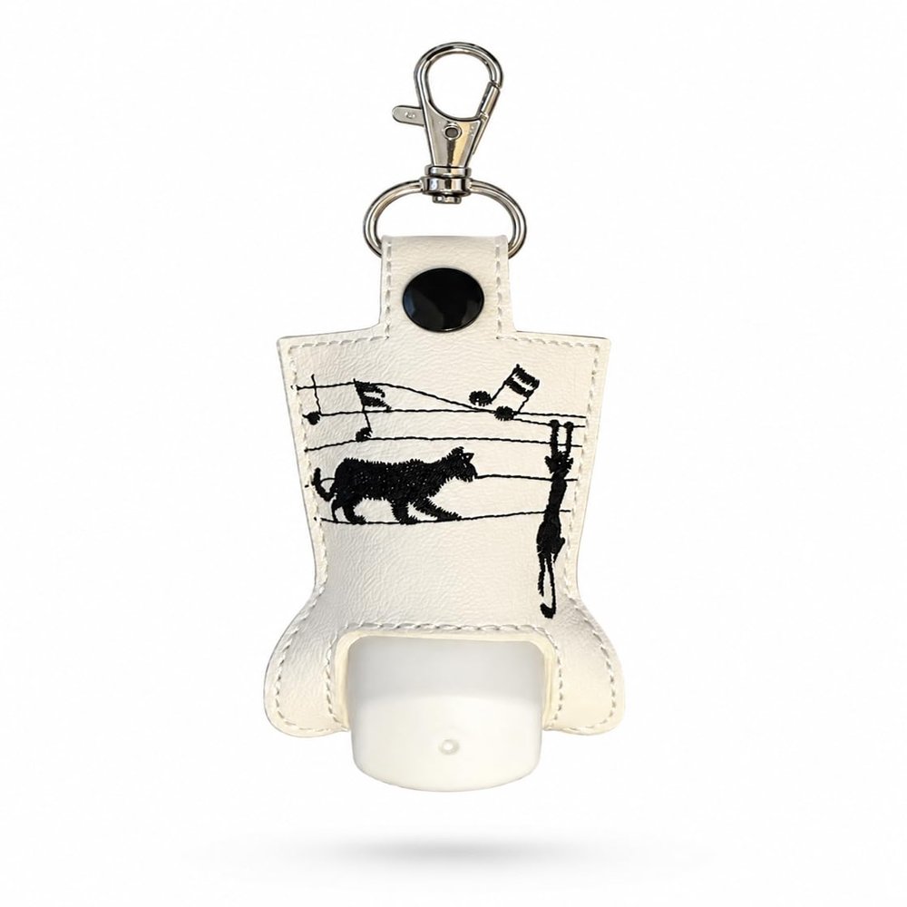 Musical Cats Inhaler Holder Key Fob