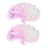 TEHAUX 24pcs Halloween Ghost Paper Plates Set, Delicate Disposable Dinner Plates for Party and Birthday Decorations, Spooky Themed Tableware for Halloween Gatherings view 1