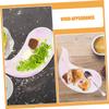 TEHAUX 24pcs Halloween Ghost Paper Plates Set, Delicate Disposable Dinner Plates for Party and Birthday Decorations, Spooky Themed Tableware for Halloween Gatherings view 3