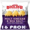 Boulder Canyon Malt Vinegar & Sea Salt Kettle Style Potato Chips | 1.5 Ounce Individual Bags | 16 Pack | Gluten Free | Bundled by SUPERDEALS with Mystery Bonus Gift view 1
