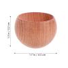 FOMIYES Wooden Aroma Diffuser Small Round Egg Shape Rosewood Essential Oil Diffuser Home Aromatherapy Diffusing Adornment for Desk and Living Room view 2