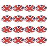 CATIEBYE 16pcs Union Jack Pattern Multi-function Paper Plates 7-inch British Flag Dessert Serving Plates for Festival Party Supplies view 1