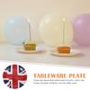CATIEBYE 16pcs Union Jack Pattern Multi-function Paper Plates 7-inch British Flag Dessert Serving Plates for Festival Party Supplies view 3