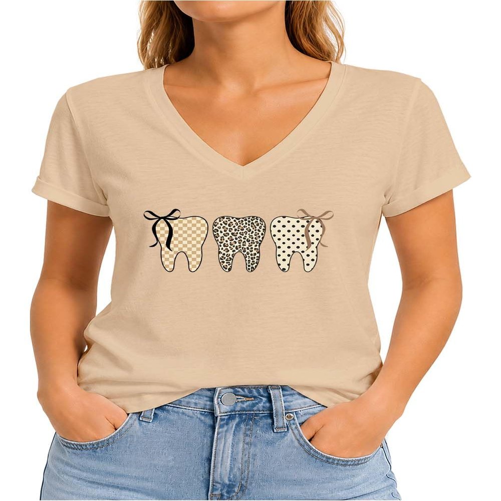 Dental Shirts for Women Dental Assistant Shirt Tooth Graphic Tee