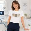 Dental Shirts for Women Dental Assistant Shirt Tooth Graphic Tee view 2