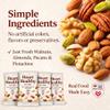 Heart Healthy Nut Mix, 18 Pack Snack Pouches Walnuts, Almonds, Pecans & Pistachios High Protein (6g), Fiber (4g), On-the-Go Healthy Snack, Office, Kids Lunch, Gym, Bulk Pack view 3