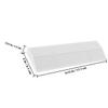 AMUSLESUR 4pcs Indoor Robot Vacuum Threshold Ramp Mats White Interlocking Doorway Ramps and Triangular Slopes view 2