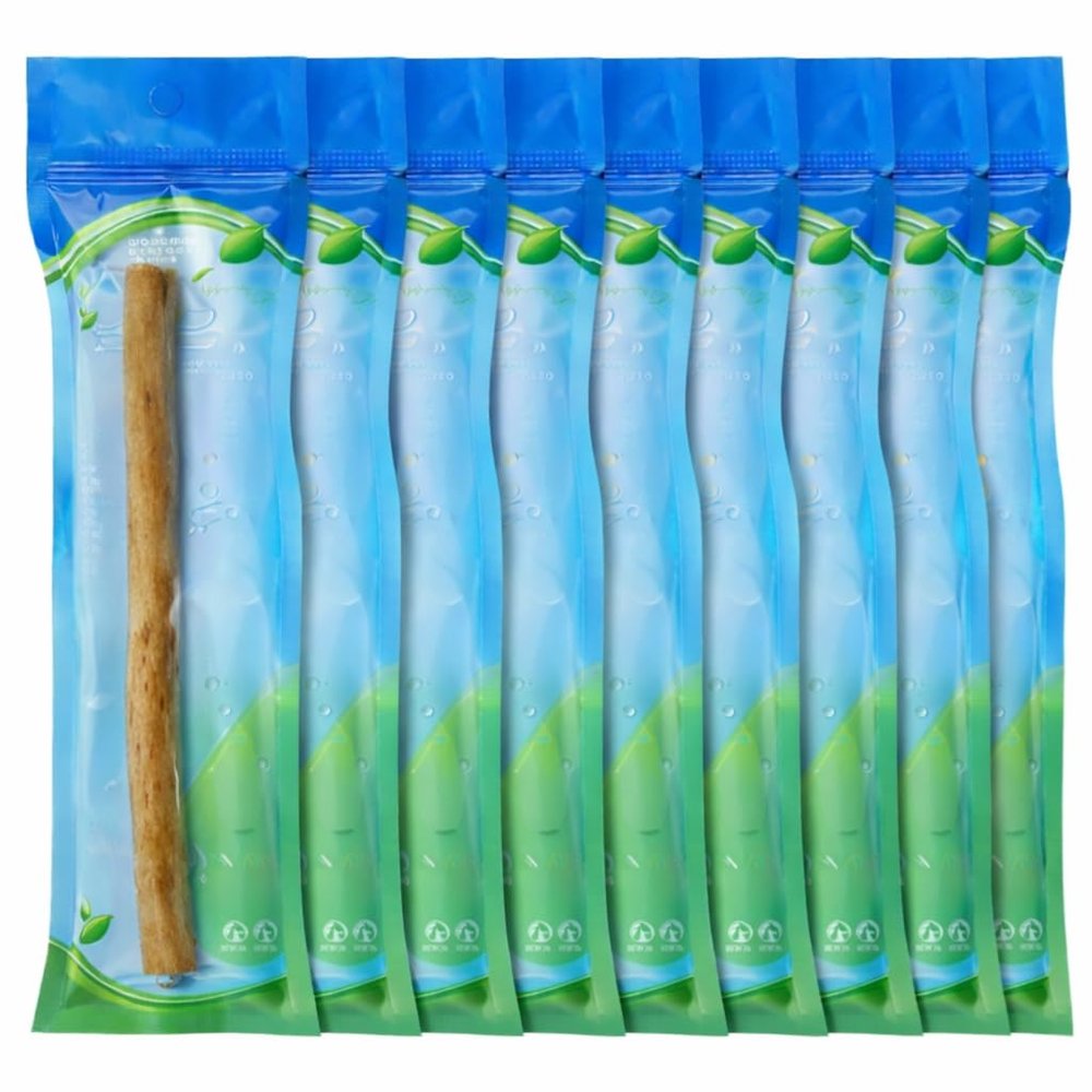 Natural Miswak Sticks, Natural Flavour, Traditional Routine, Strengthens Gums, 15 Pack