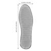 SILENRADAWN Thermal Warm Insoles for Women, 4 Pairs Thickened Fuzzy Slipper Shoe Inserts with Plush Lining, Winter Boot Insoles Size 42 for Cold Weather Footwear view 2