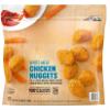 Frozen All Natural White Meat Chicken Nuggets , These chicken nuggets are made with all natural white meat chicken with no artificial ingredients, then breaded and seasoned to perfection. With 12 grams of protein and 0 grams of trans fat per serving, view 1