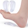 UKCOCO 3 Pairs Gel Arch Support Cushions Adhesive Flat Foot Insoles for Adults Thickened Foot Arch Pads for Plantar Fasciitis Relief view 4