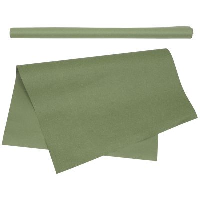 VILLFUL Tea Green Wrapping Paper Sheet for Boxes and Book Covers, Single-sided Floral Kraft Paper for Flower Bouquet Packaging and Simple Wrap