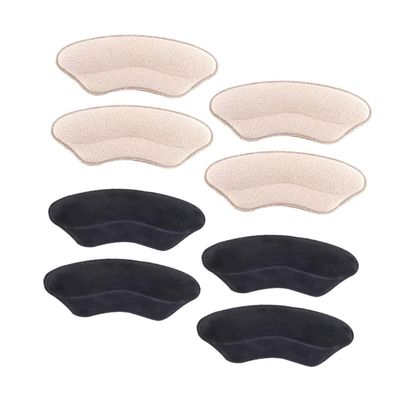 SOIMISS 4 Pairs High Heel Cushion Inserts Sponge Rear Heel Stickers Anti-wear Foot Pads for Womens High-Heeled Shoes Comfortable Protective for Blister Prevention and Foot Support