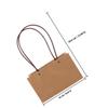 NULYLU 5pcs Kraft Paper Floral Bags with Handle, Waterproof Square Bouquet Wrapping Bags for Party, Floral Packaging Tote Suitable for Fresh Flowers and Bouquets view 2