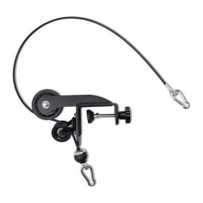 2 Adjustable Pulley Cable Machine for Arm Wrestling & Wrist Workouts, Table-Mounted Gym Training Equipment Professional Table-Mounted Pulley