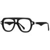 FYTOO Retro Aviator Acetate Reading Glasses - Blue Light Blocking Readers for Men Women, +0.0 to +4.0 Strengths view 2