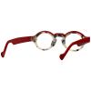 FYTOO Retro Two-Tone Round Acetate Reading Glasses - Blue Light Blocking Readers for Men Women, +1.0 to +4.0 view 4