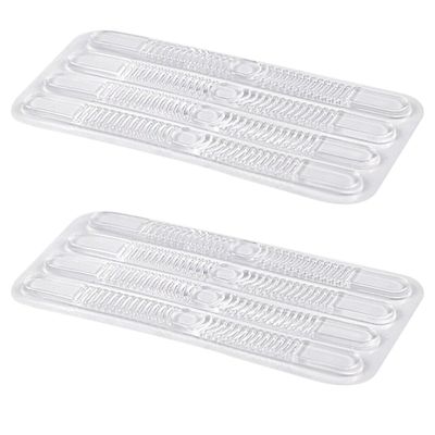 Toyvian Anti-Abrasion Heel Guard Gel Inserts 8 Pieces Rear Heel Cushions for High-Heeled Shoes Prevent Blisters and Slipping, Comfortable Foot Care Pads for Women and Men