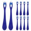 FAVOMOTO 10pcs Short Handle Prison Security Toothbrushes 13.5cm Portable Manual Tooth Brushing Tool for Detention Centers Hospitals and Mental Health Facilities view 1