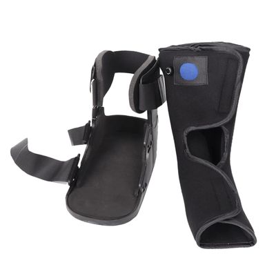Hoement Foot Brace Ankle Supporter Stabilizer Boot with Inflatable Cushion Low-profile Achilles Tendon Rehabilitation Shoe for Adults and Post-surgery Ankle Fixation