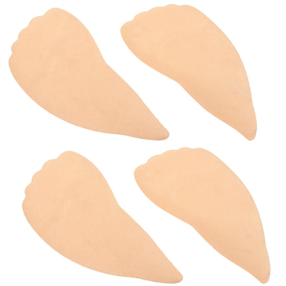 CTIRCHIU 2 Pairs Felt Metatarsal Pads Forefoot Cushion Inserts Half Size Flat Foot Support Shock Absorbing Non-Slip Shoe Pads for High Heels Relief