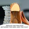 Cabilock 4 Pairs Anti-Slip Heel Cushions and Shoe Inserts for Shoes that are Too Big Adhesive Invisible Heel Pads Back of Protectors for Womens Loose view 3
