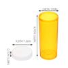 VICASKY 20pcs Small Plastic Medication Organizer Travel Pill Dispenser Bottles Portable Waterproof Containers for Dietary Supplements Storage view 2