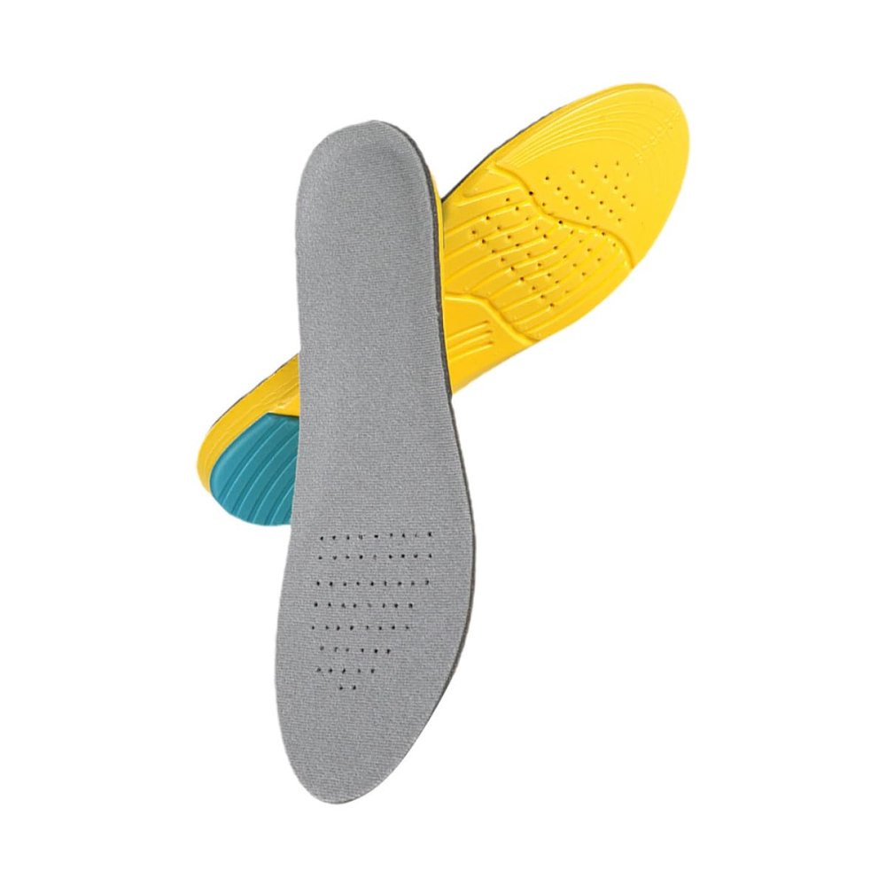 CTIRCHIU Shockproof Breathable Sports Insoles for Men and Women, High Elasticity Thick Sweat-Absorbing Shoe Pads Size 35-40, Cushioning Running Foot Support Inserts