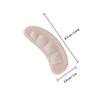 ibasenice Invisible Heel Pads 4 Pairs Set with Self-Adhesive Black Velvet and Skin Tone Cushions for High Heels Inserts for Womens Shoes view 2