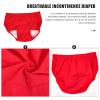 TOKIDNY Incontinence Protective Briefs XXL Large Red 40cc Leak-Resistant Breathable Adult Diaper for Elderly Travel and Outdoor Use view 3
