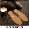 AMUSLESUR Breathable Sweat-Absorbing Sports Insoles Cushioning Shoe Inserts for Men and Women, Comfortable Foot Sole Pads for Running and Sneakers, 1 Pair (Size 41/42) view 3