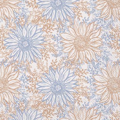 IHR Ideal Home Range Lunch Napkins Disposable 3-Ply Paper Party Supplies, 6.5" x 6.5", Fall Folk Pattern, 20-Count