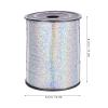 HAPINARY 500 Yards Silver Holographic Curling Balloon String Ribbon for Box Packaging, Party Decoration, Festival Wrapping, Craft and Wedding Ribbon view 2
