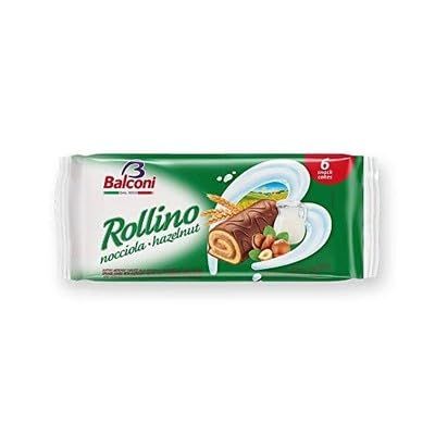 Balconi Hazelnut Snack Cake Roll 7.8 oz (Pack of 20)
